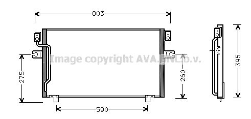 AVA QUALITY COOLING Конденсатор, кондиционер DN5186